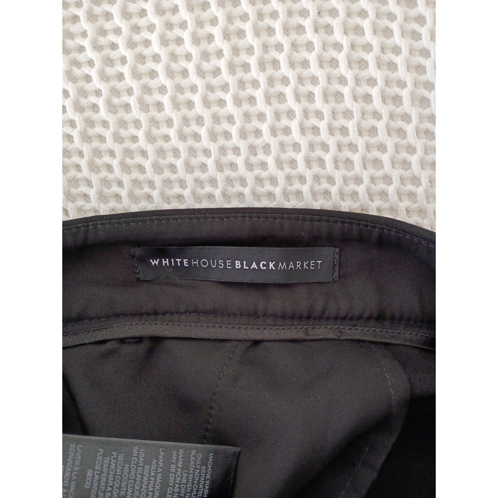 White House Black Market The Slim Black Ankle Pants 2S 28x30 Stretch NWOT Tailor - Picture 12 of 16